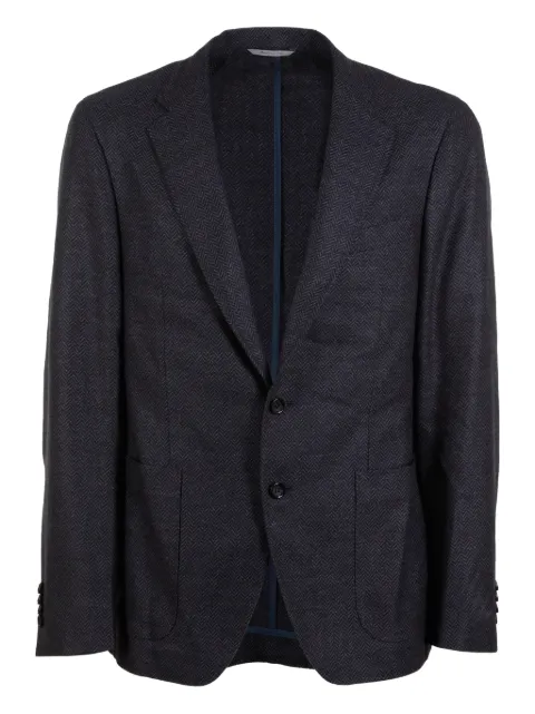 Canali herringbone blazer