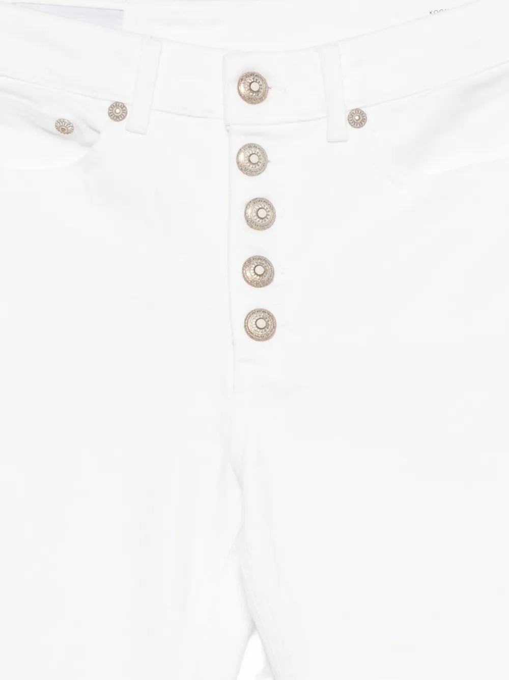Dondup Button-fastening Jeans In White