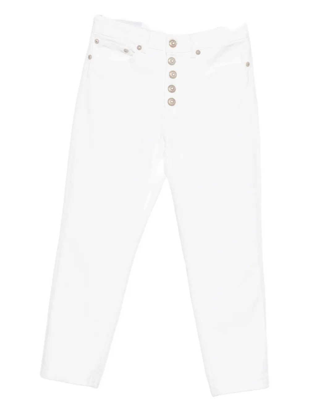 Dondup Button-fastening Jeans In White