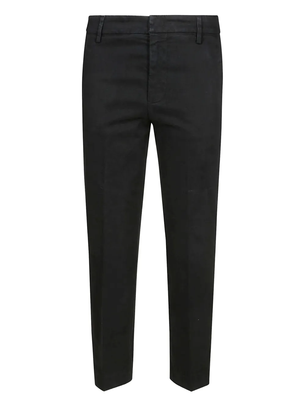 DONDUP zip-fly welt-pocket pants | Black | Image 1