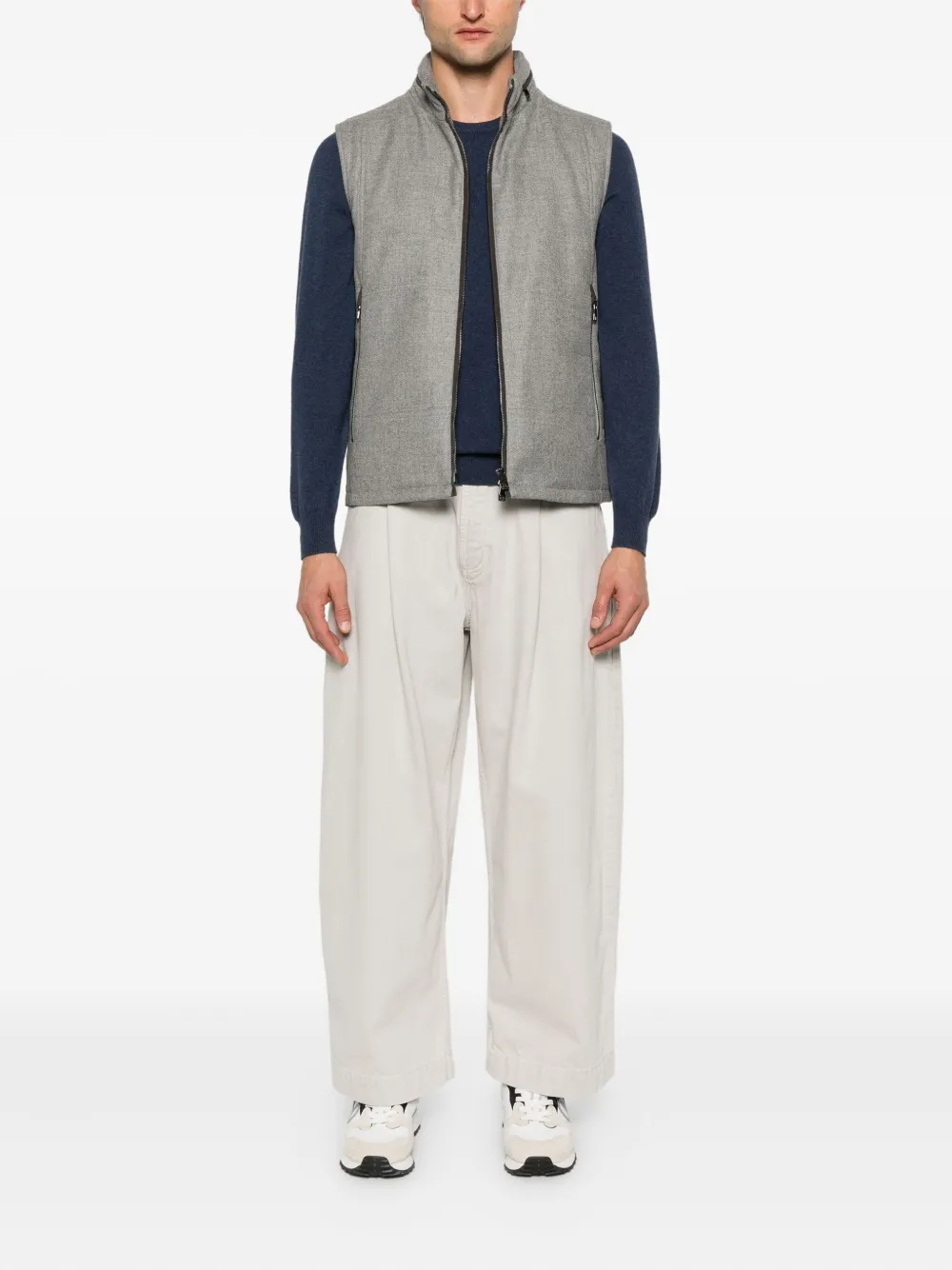 Fedeli crew-neck cashmere sweater | Knitted Sweaters | Image 2