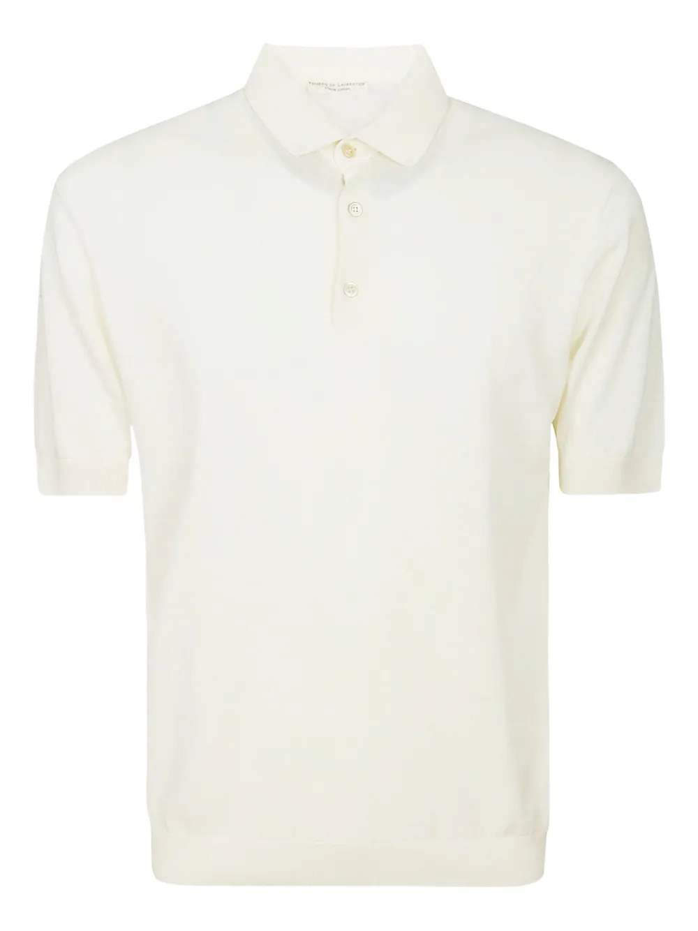 Filippo De Laurentiis short-sleeve buttoned polo shirt | White | Image 1