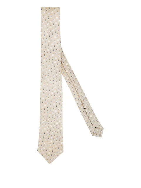 Errico Formicola floral-print silk tie