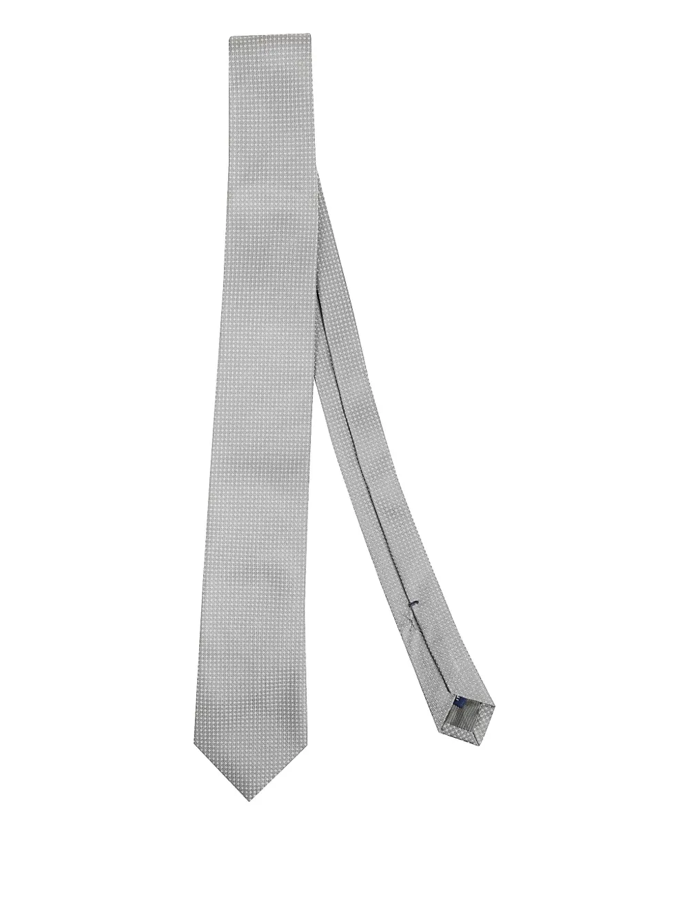 Errico Formicola dot-pattern silk tie | Grey | Image 1