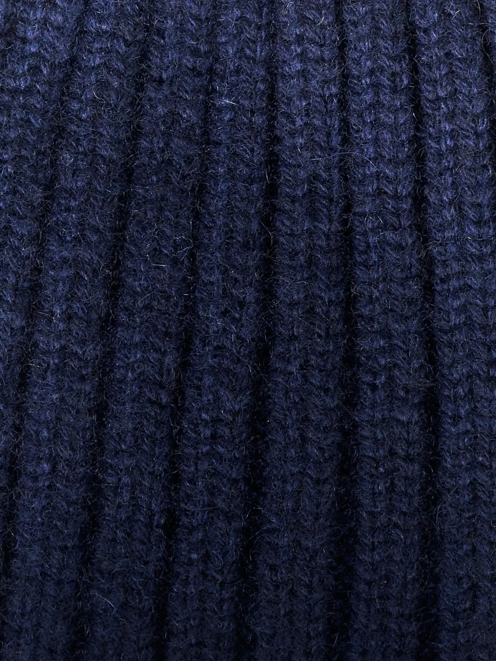 Fedeli Geribbelde kasjmier muts - Blauw