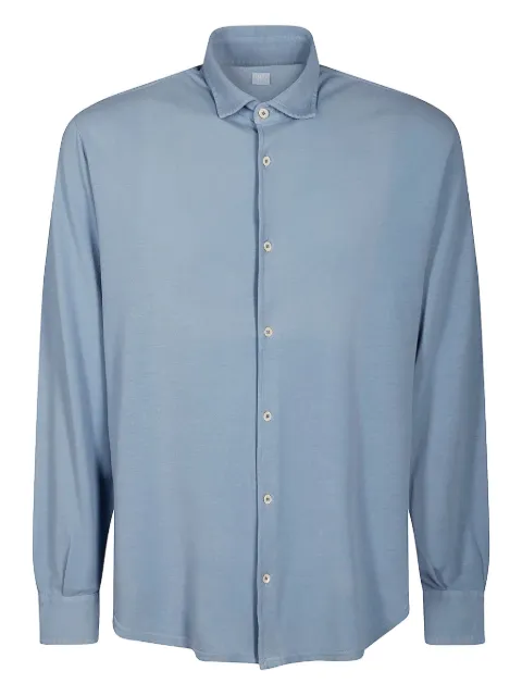 Fedeli long-sleeve cotton shirt