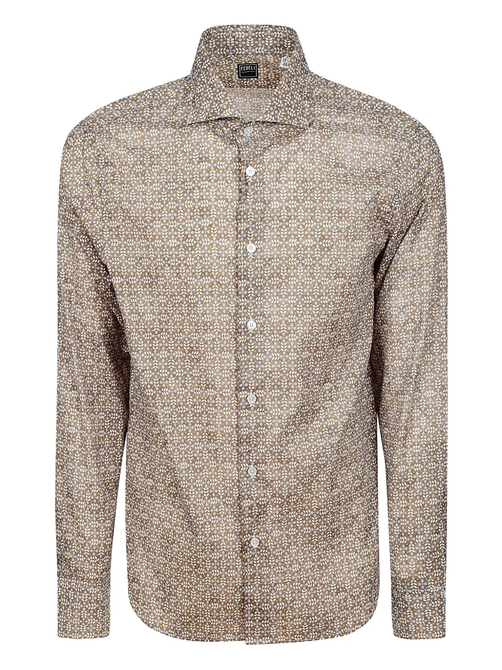Fedeli cotton shirt | Brown | Image 1