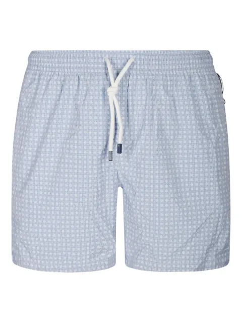 Fedeli patterned drawstring swim shorts