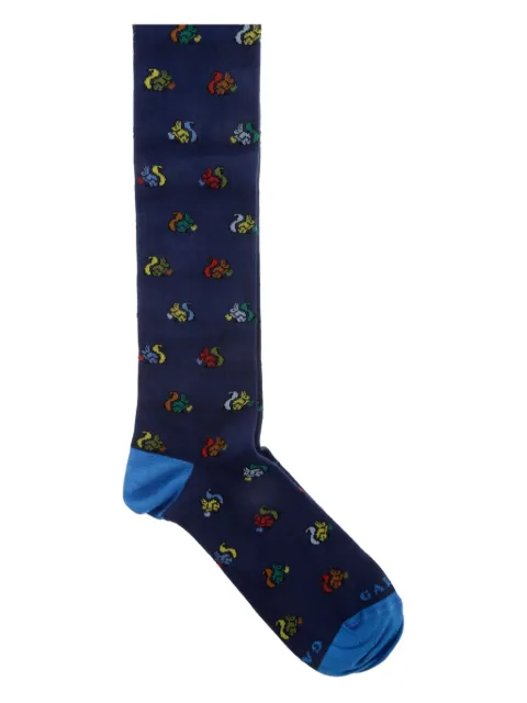 Gallo squirrel-pattern socks