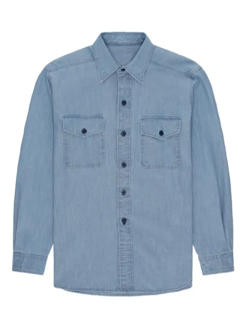 Fortela sobrecamisa de algodón con doble bolsillo