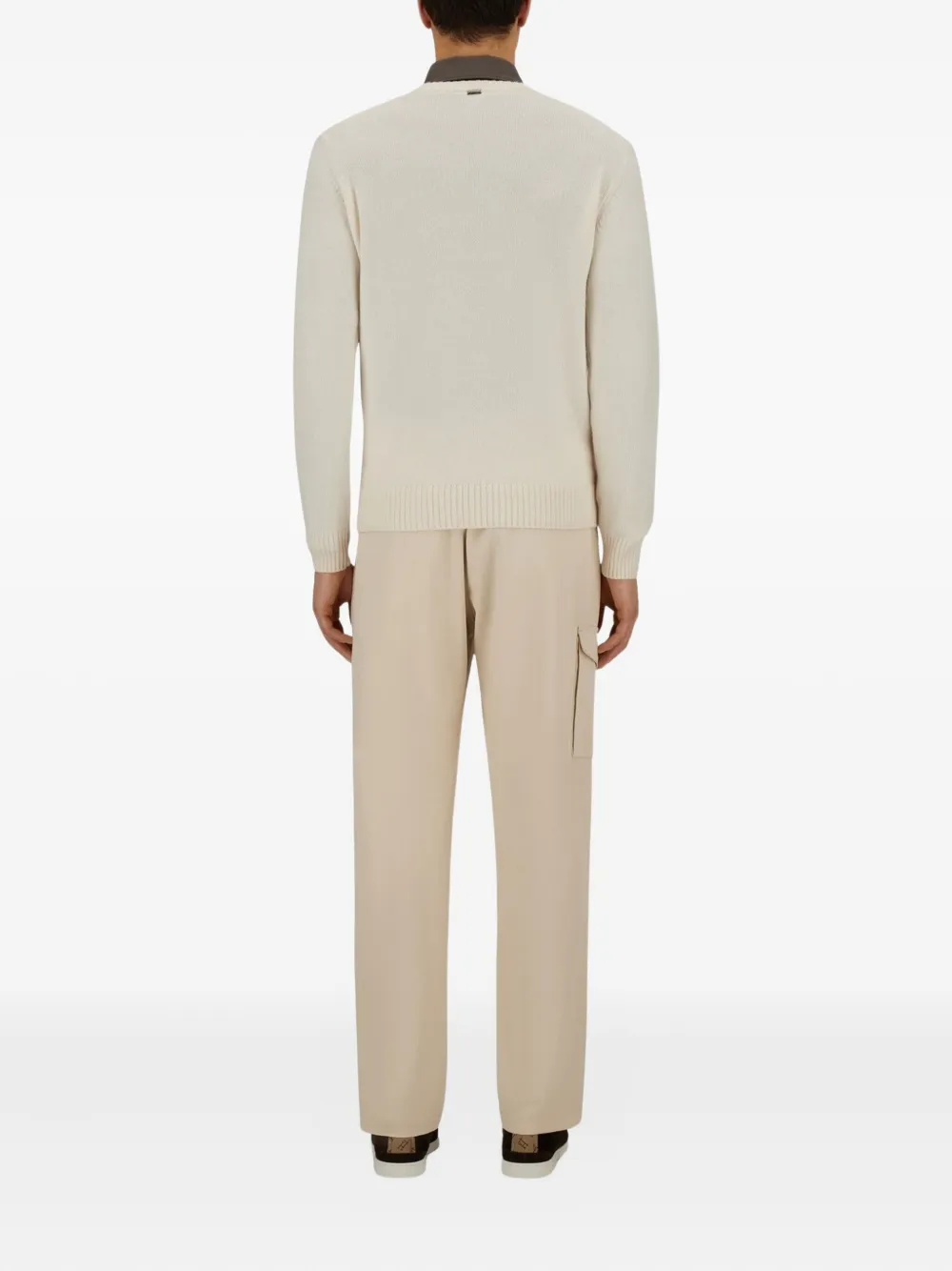 Herno Diamond-pattern Cashmere Sweater In Multi