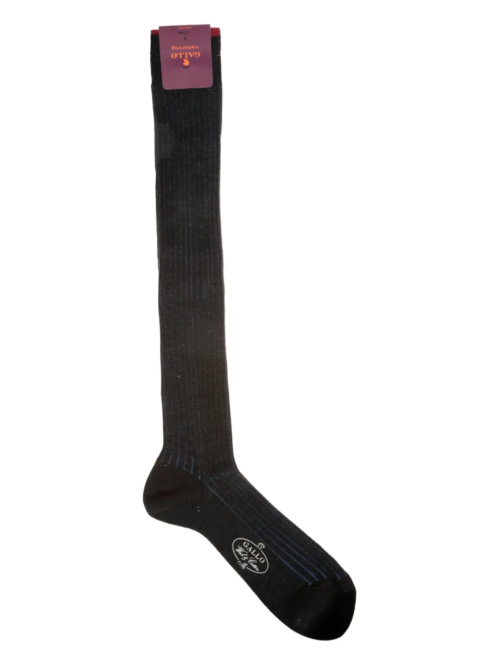 Gallo ribbed wool socks | Black | Image 1