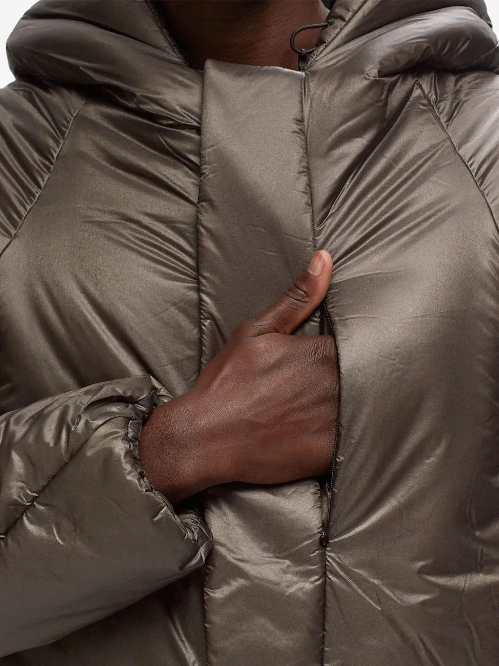 Goldwin Cloud Helicoid Parka In Brown