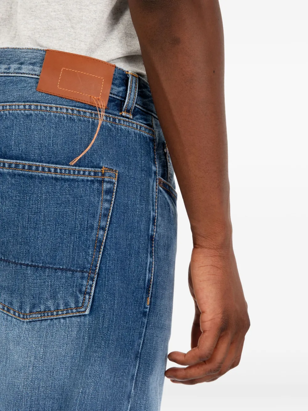 Fortela Straight jeans Blauw
