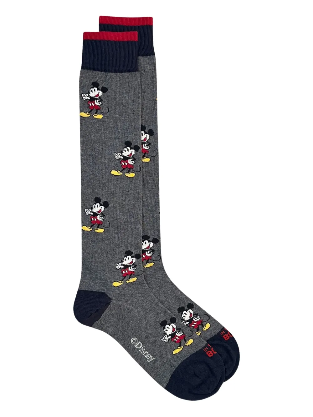 In The Box Mickey Mouse-motif socks | Grey | Image 1