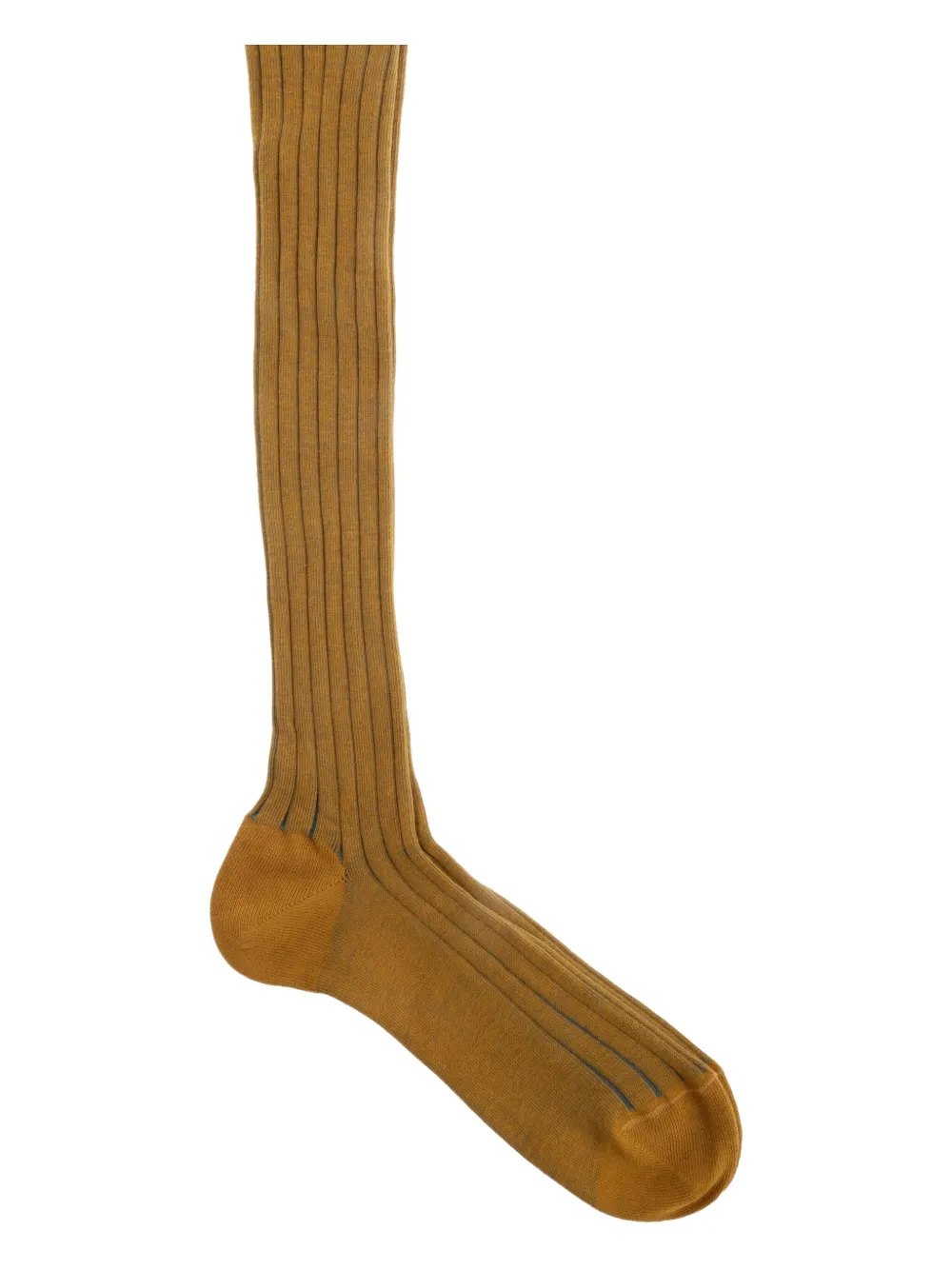 Gallo ribbed cotton socks | Brown | Image 1