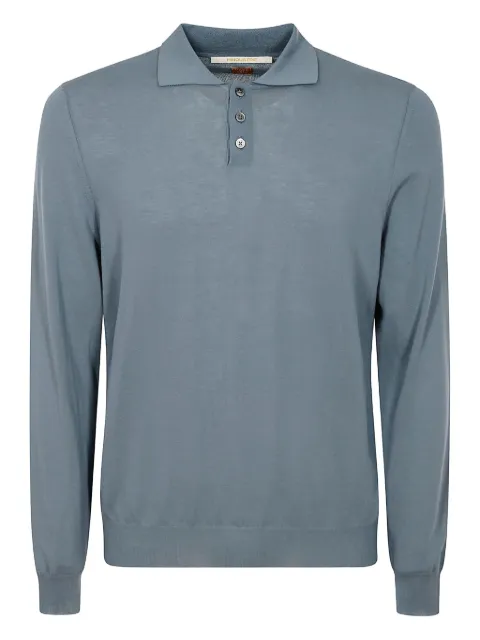 Alpha Industries long-sleeve button polo shirt