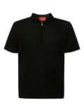 Isaia half-zip polo shirt - Black