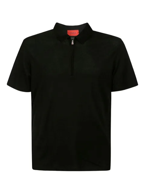 Isaia half-zip polo shirt