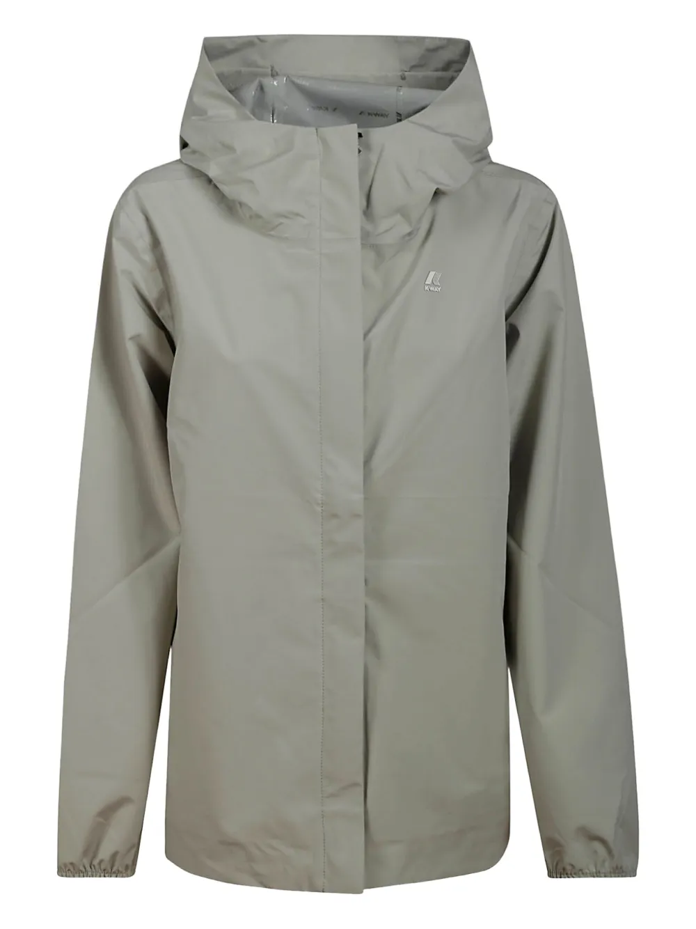 K-Way imperméable à fermeture zippée | tons neutres | Image 1