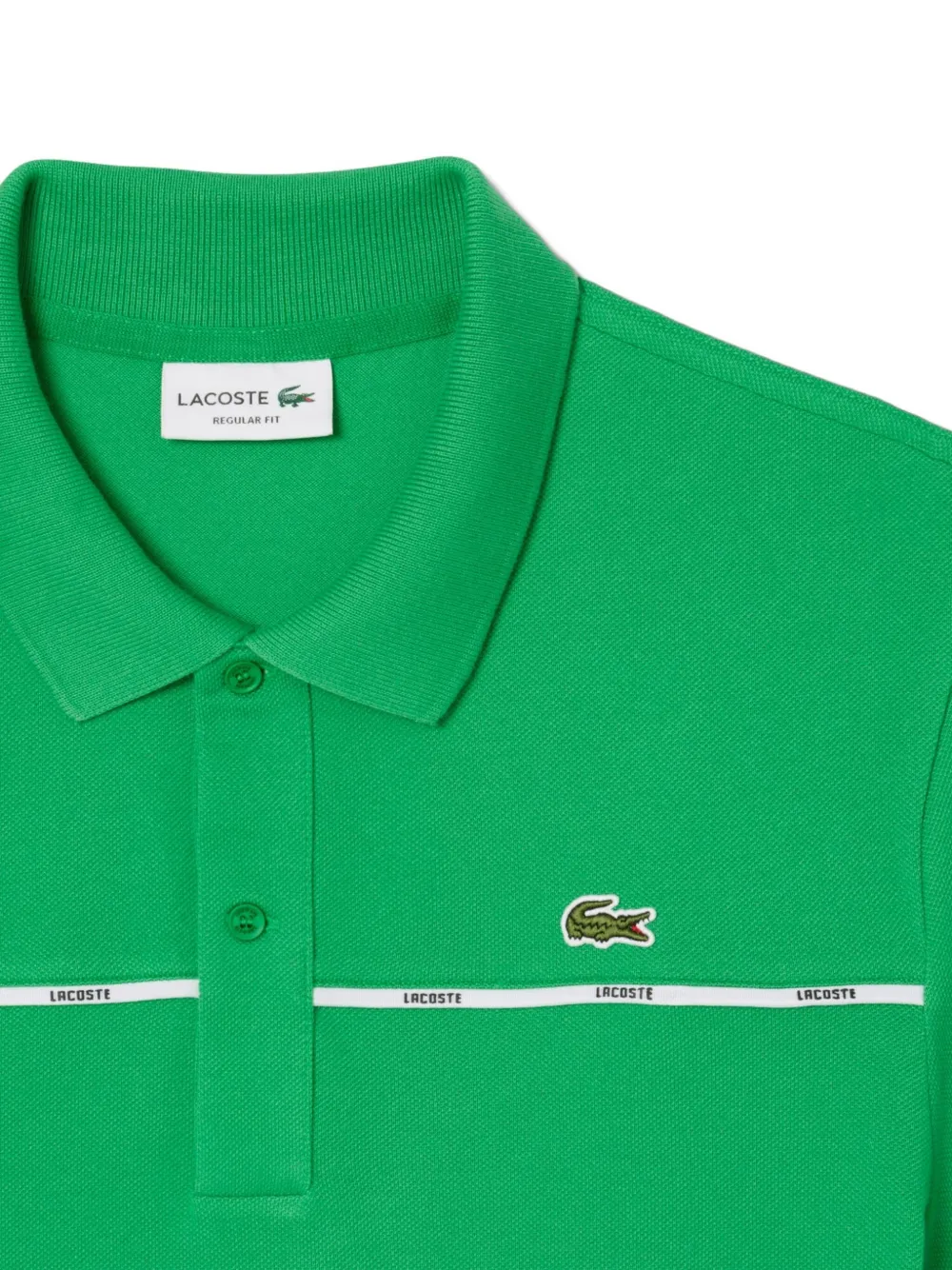 Lacoste Poloshirt met geborduurd logo Groen