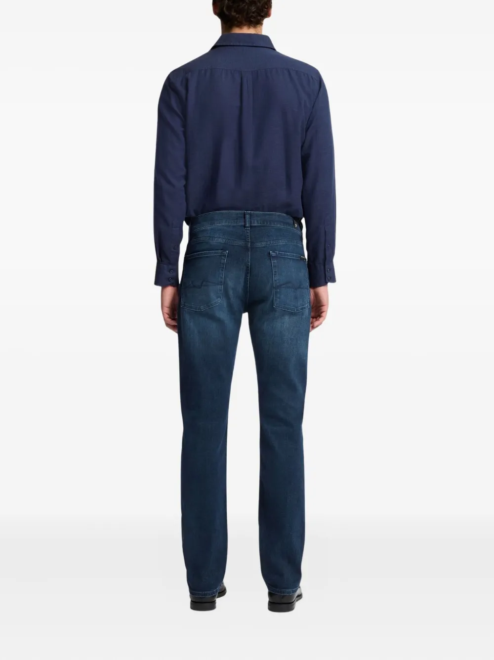 7 For All Mankind Luxe Performance Jeans In Blue