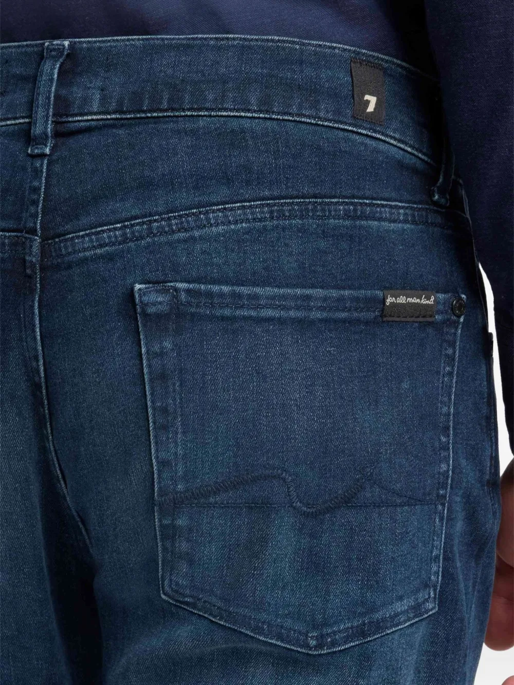 7 For All Mankind Luxe Performance Jeans In Blue