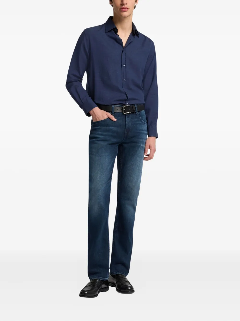 7 For All Mankind Luxe Performance jeans - Blauw