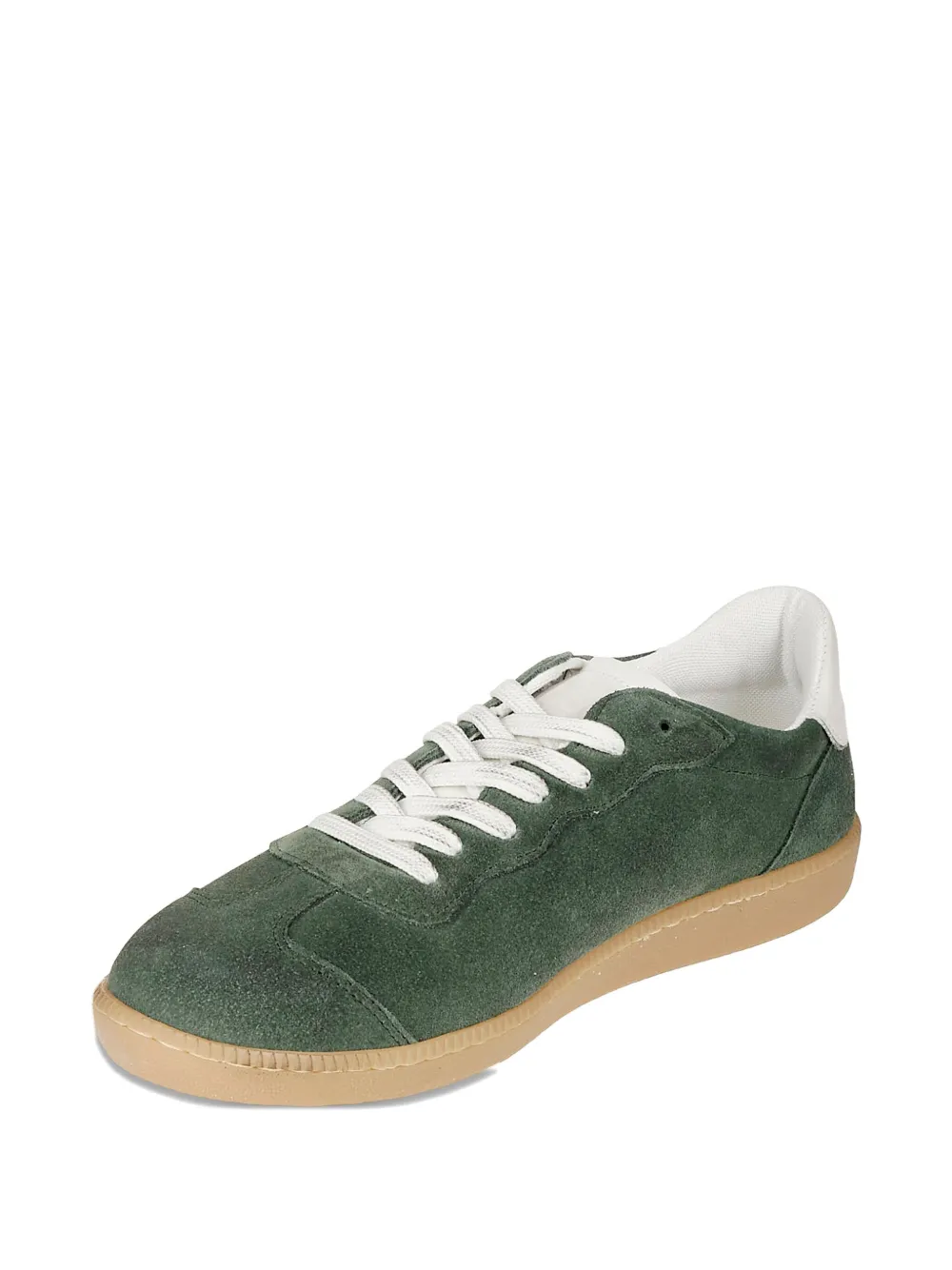  Be980 Suede Leather Sneakers - Green 