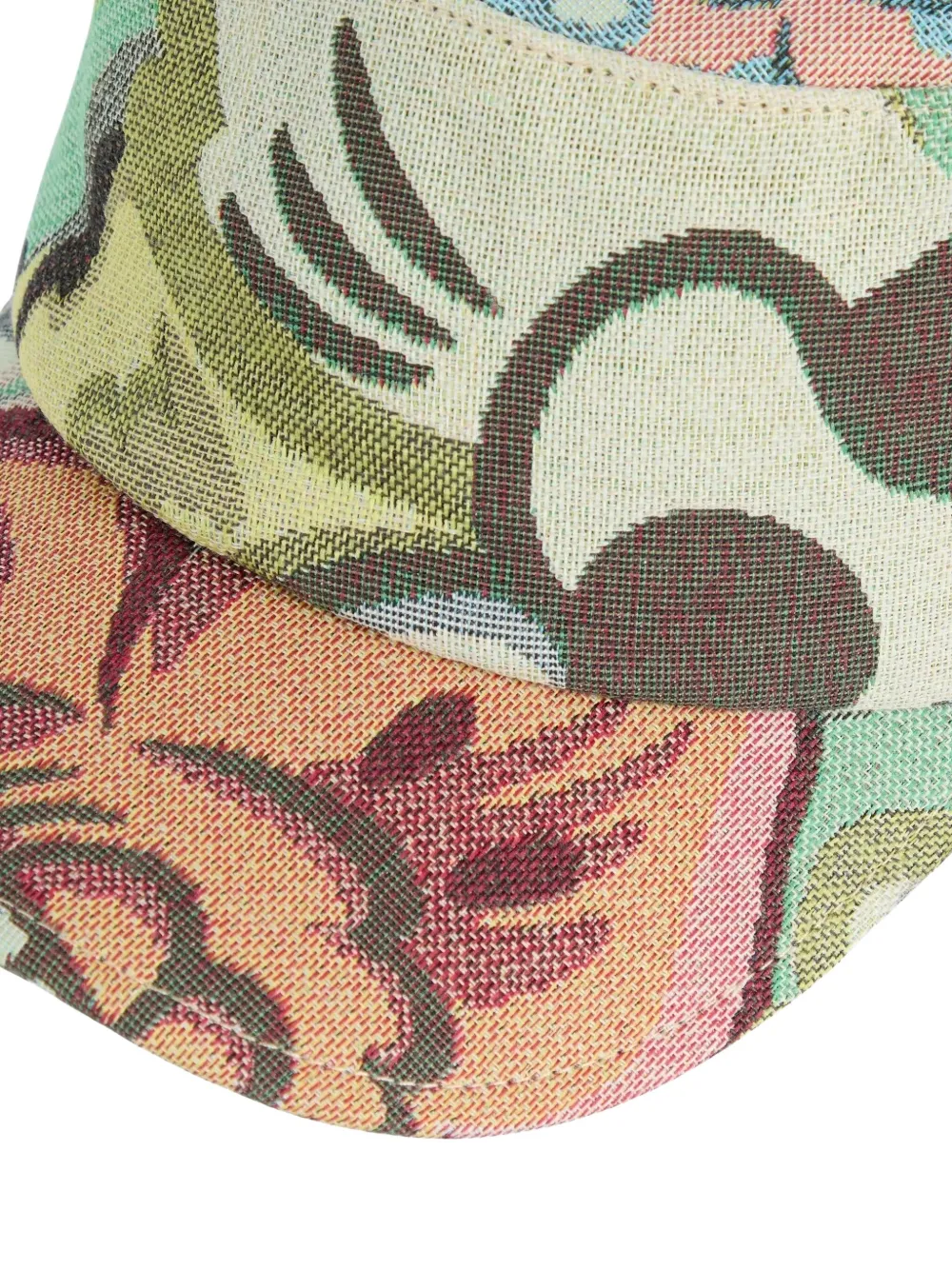 Kenzo Pet met jacquard-patroon Groen