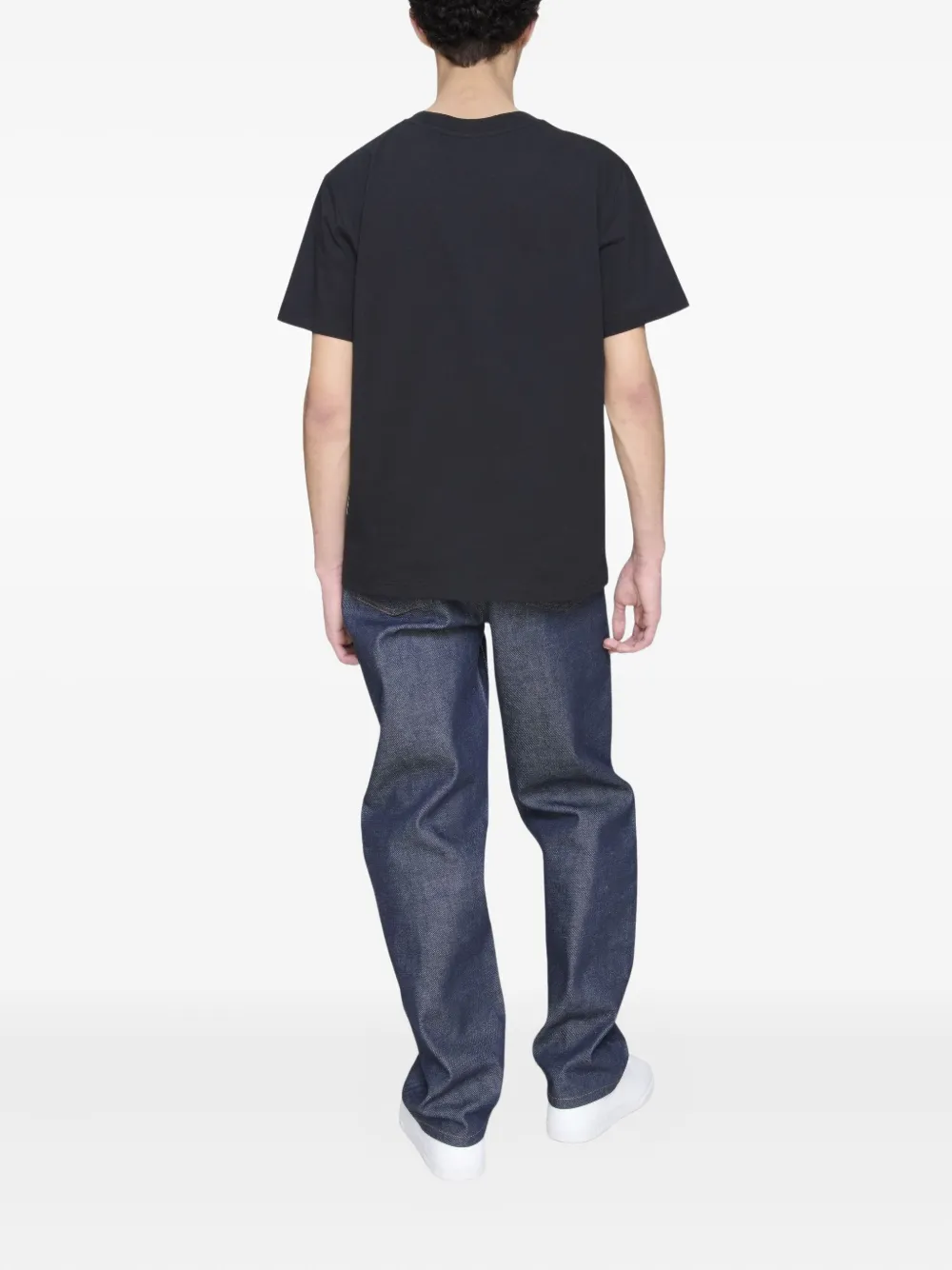 Apc Logo-print T-shirt In Black