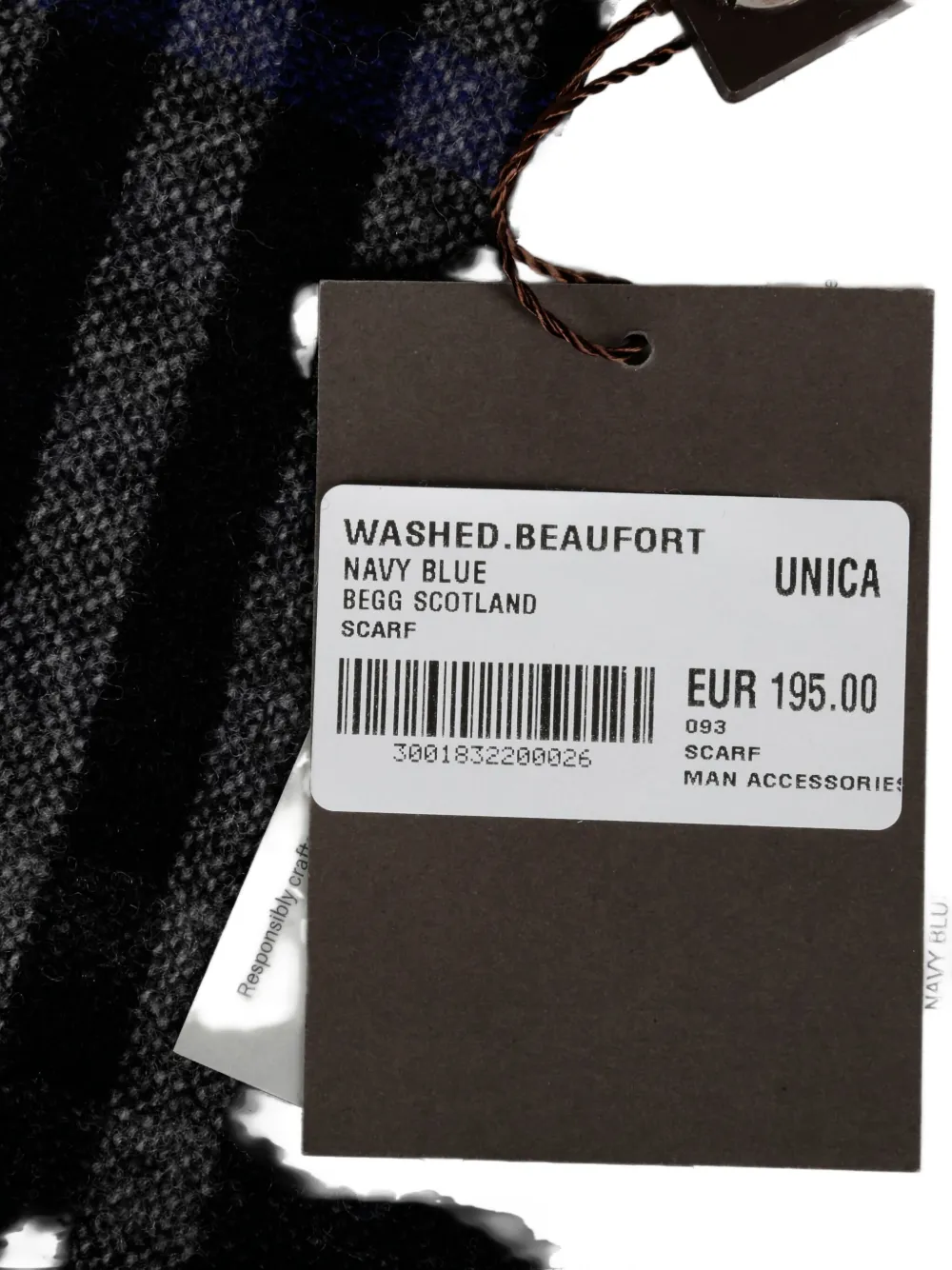 Begg x Co washed beaufort scarf | Image 2