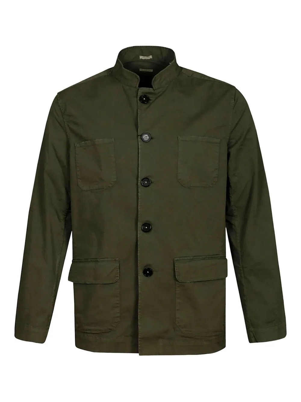Massimo Alba Nehru-collar jacket | Green | Image 1