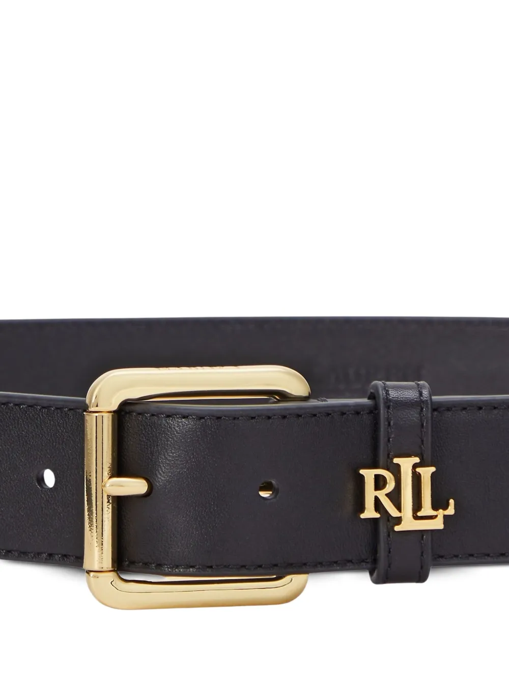 Lauren Ralph Lauren logo-appliqué leather belt | Image 2