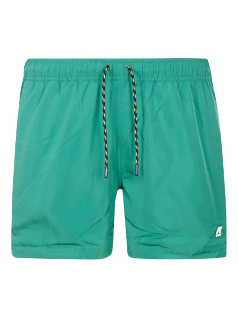 K-Way logo-patch swim shorts
