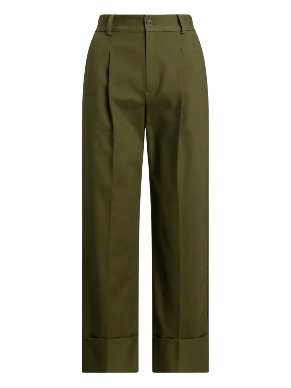 Lauren Ralph Lauren pleated high-waisted trousers | Green | Image 1