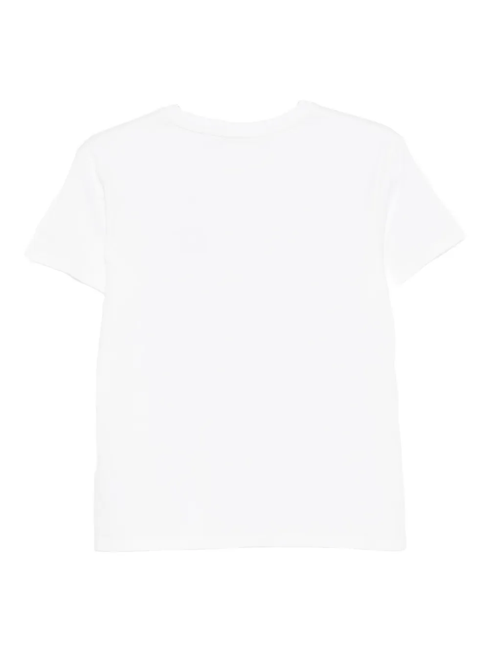 Mc2 Saint Barth Logo-embroidered T-shirt In White