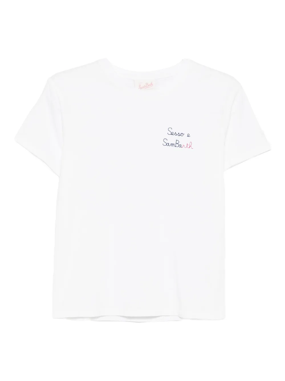 MC2 Saint Barth playera con logo bordado | blanco | Image 1