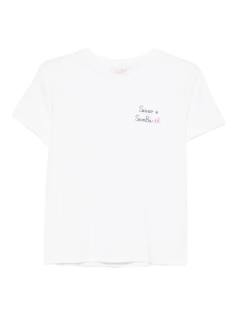 MC2 Saint Barth logo-embroidered T-shirt 