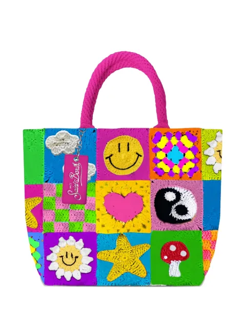 MC2 Saint Barth patchwork-crochet tote bag