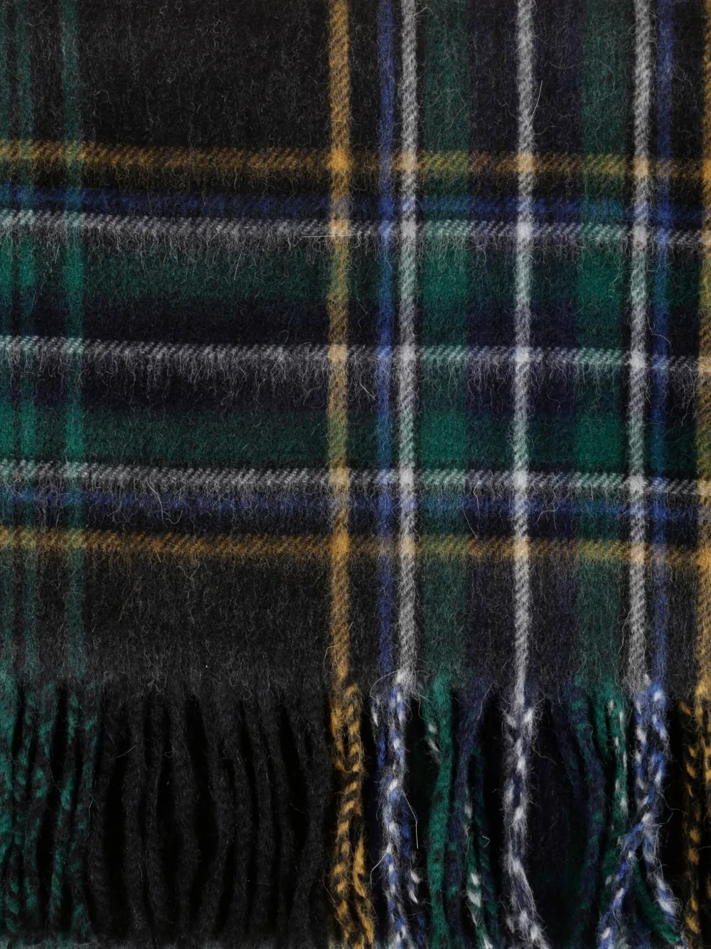 Begg x Co check wool scarf | Image 2