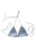 MC2 Saint Barth Leah triangle bikini top - Blue