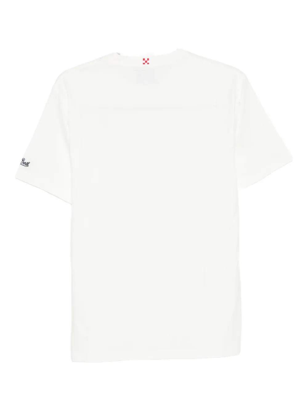 MC2 Saint Barth T-shirt met geborduurd patroon - Wit