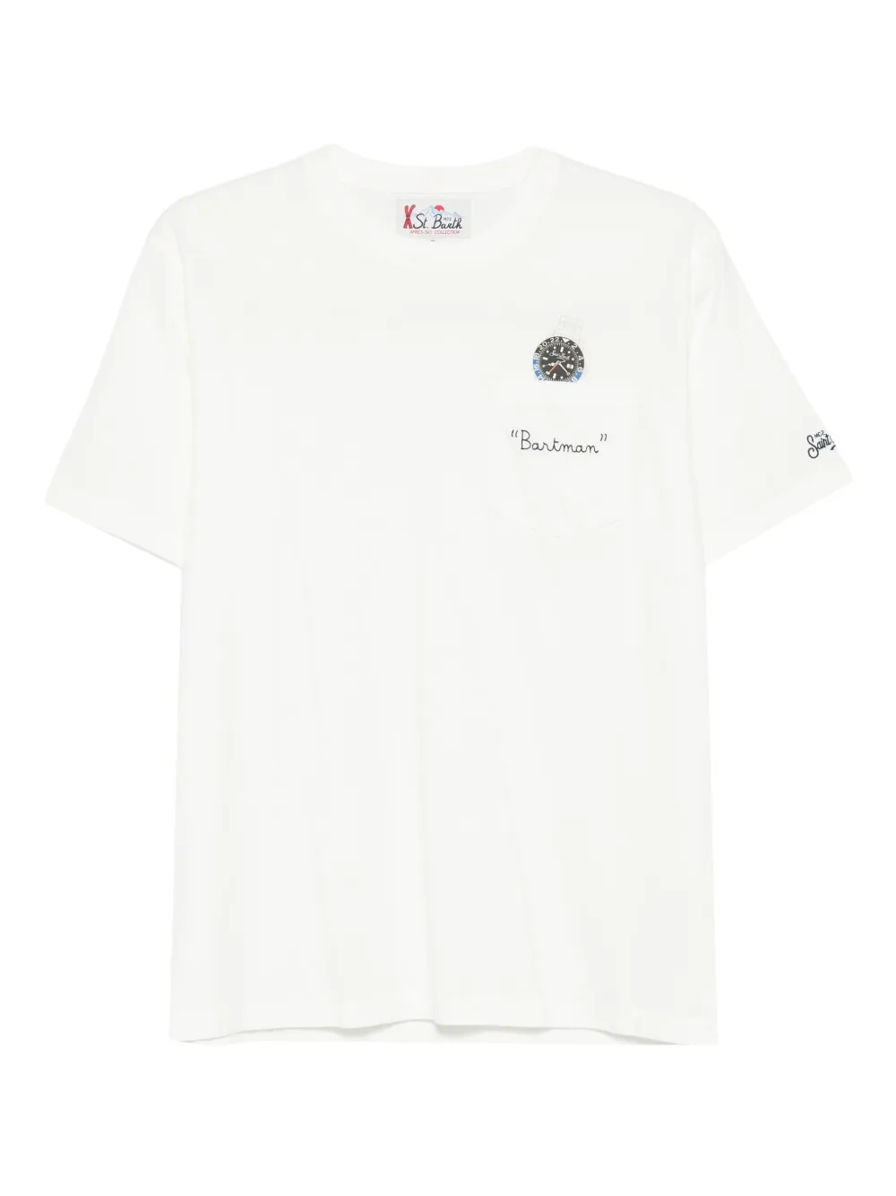 MC2 Saint Barth playera con motivo bordado | blanco | Image 1