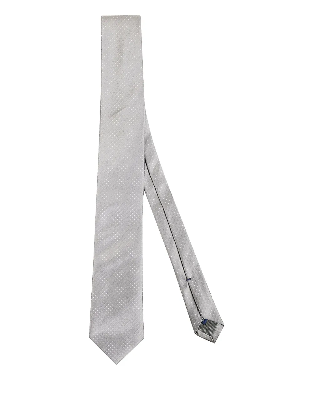 Errico Formicola polka-dot silk tie | Grey | Image 1