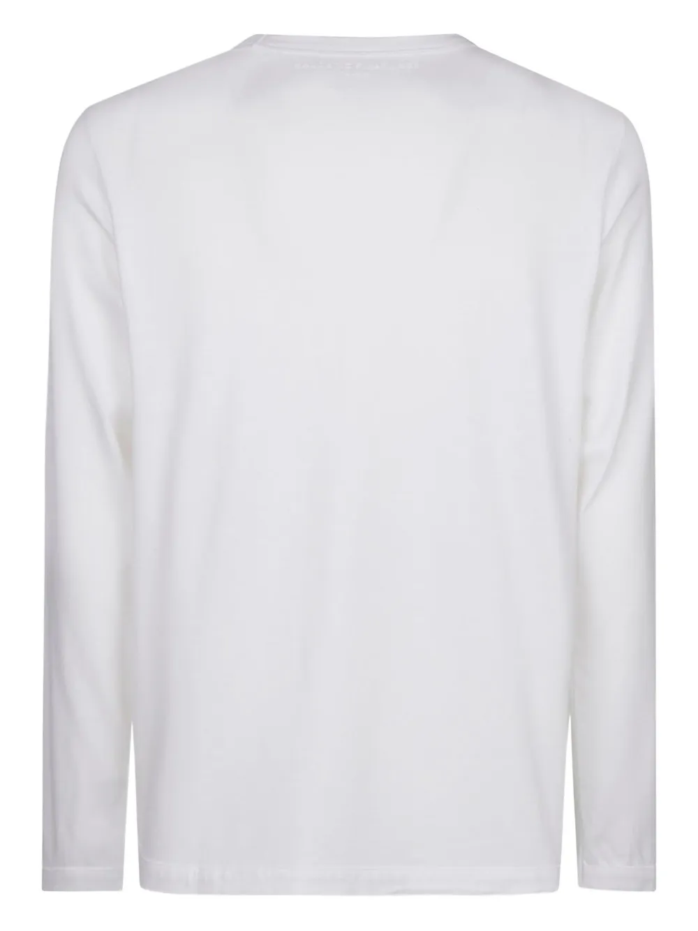 Majestic Filatures Katoenen T-shirt met lange mouwen - Wit