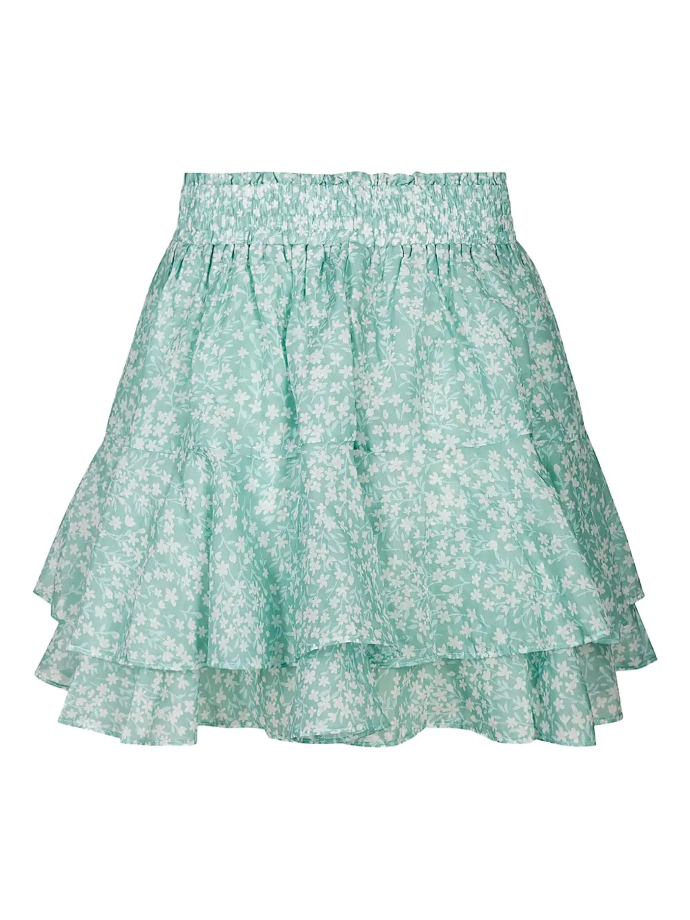 MC2 Saint Barth Eivissa floral ruffled mini skirt | A-Line Skirts | Image 2