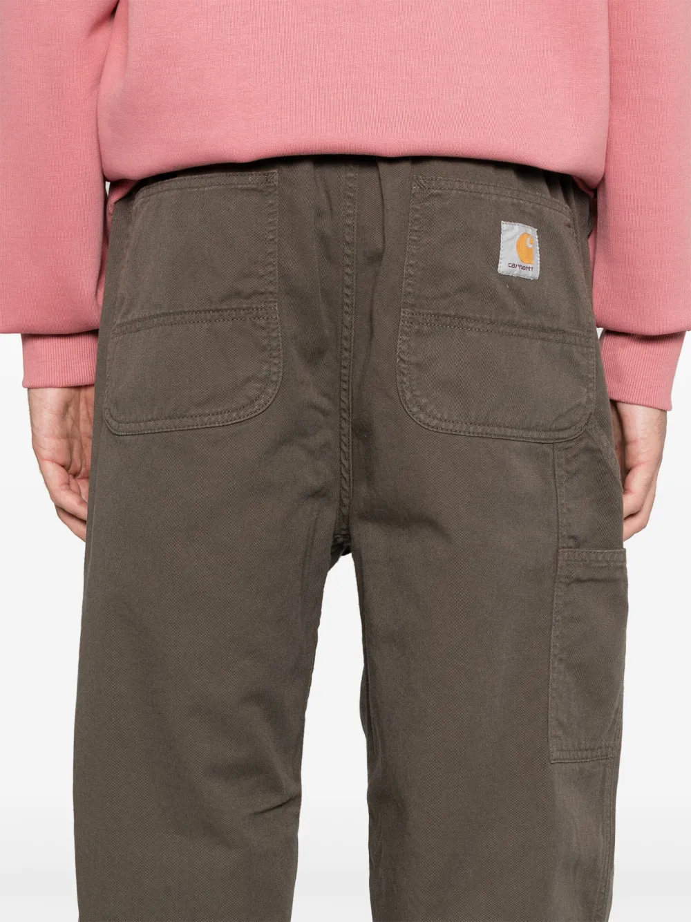 Carhartt WIP Flint broek met elastische taille Groen