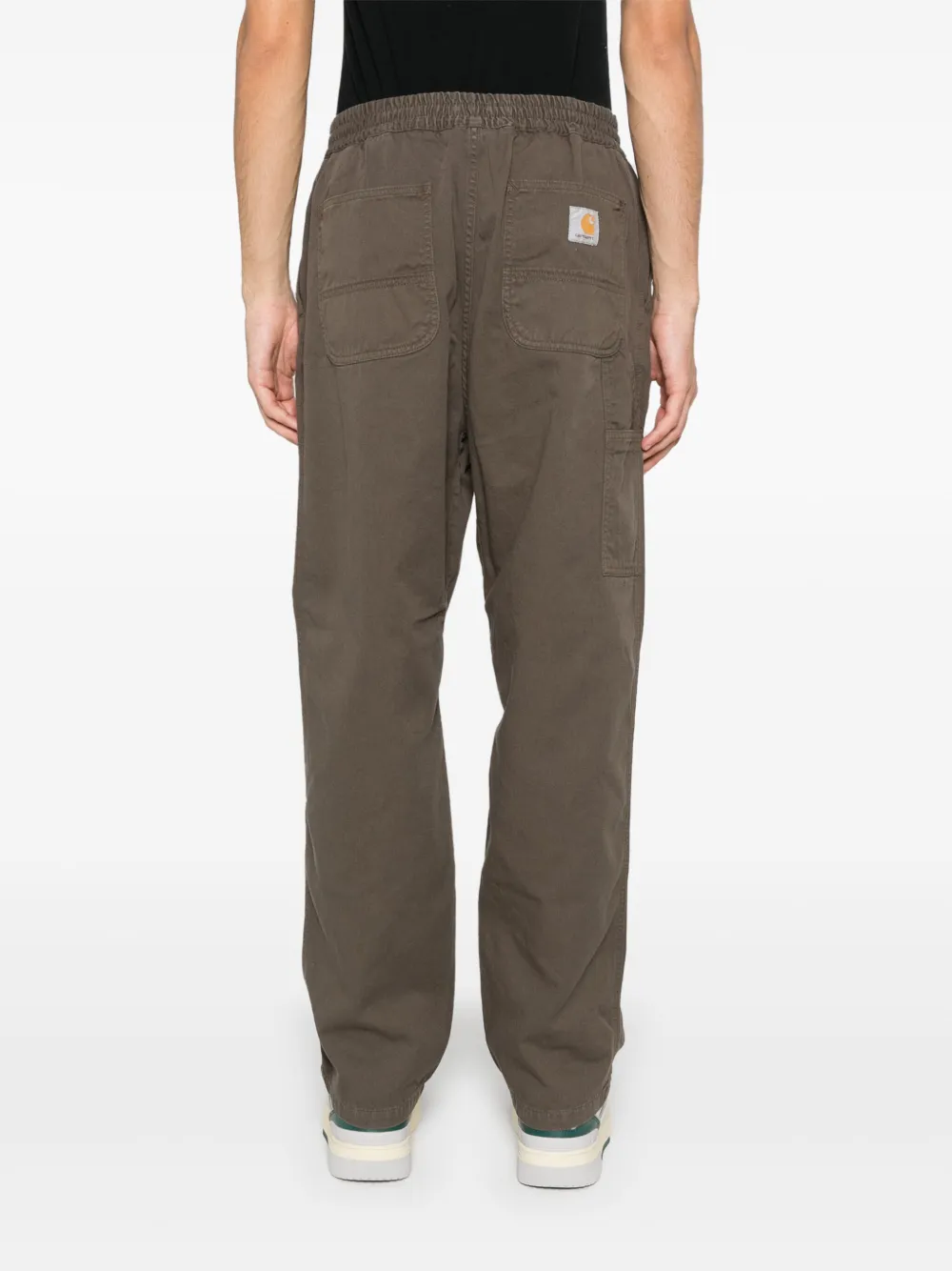 Carhartt WIP Flint broek met elastische taille Groen