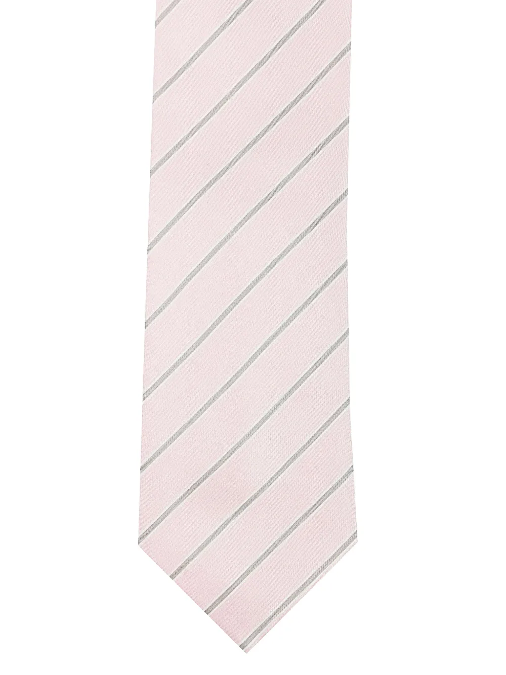 Errico Formicola Gestreepte zijden stropdas - Roze